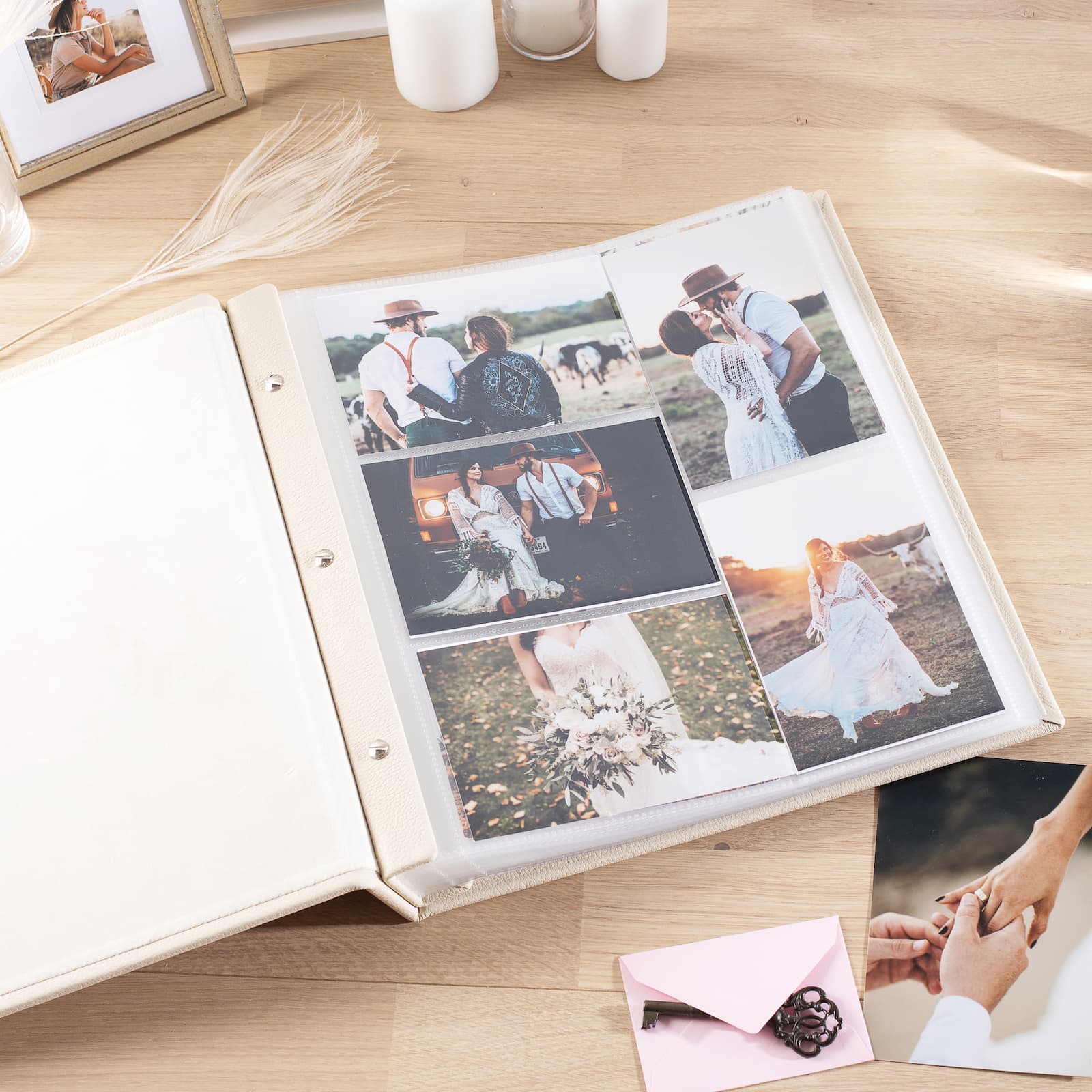 Eco Leather Slip In Photo Album for 100-1000 4x6 Photos - Image 4