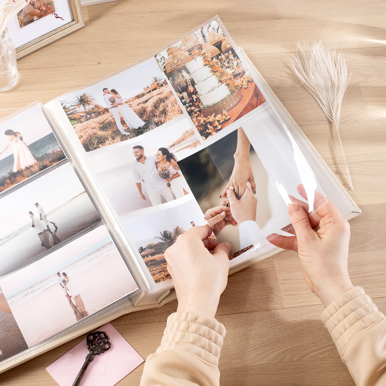 Eco Leather Slip In Photo Album for 100-1000 4x6 Photos - Image 6