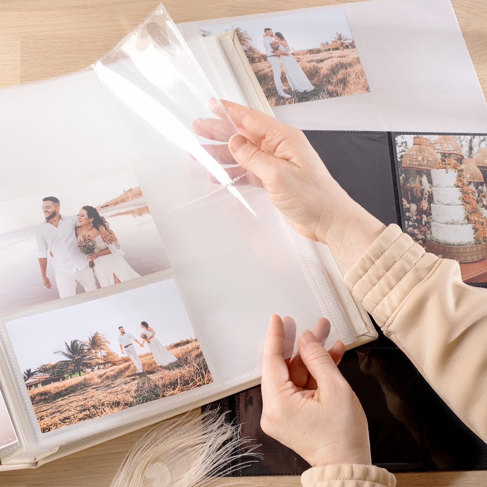 Eco Leather Slip In Photo Album for 100-1000 4x6 Photos - Image 7