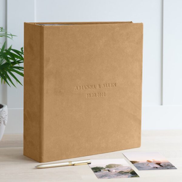 Suede Slip In Photo Album for 100-1000 4x6 Photos