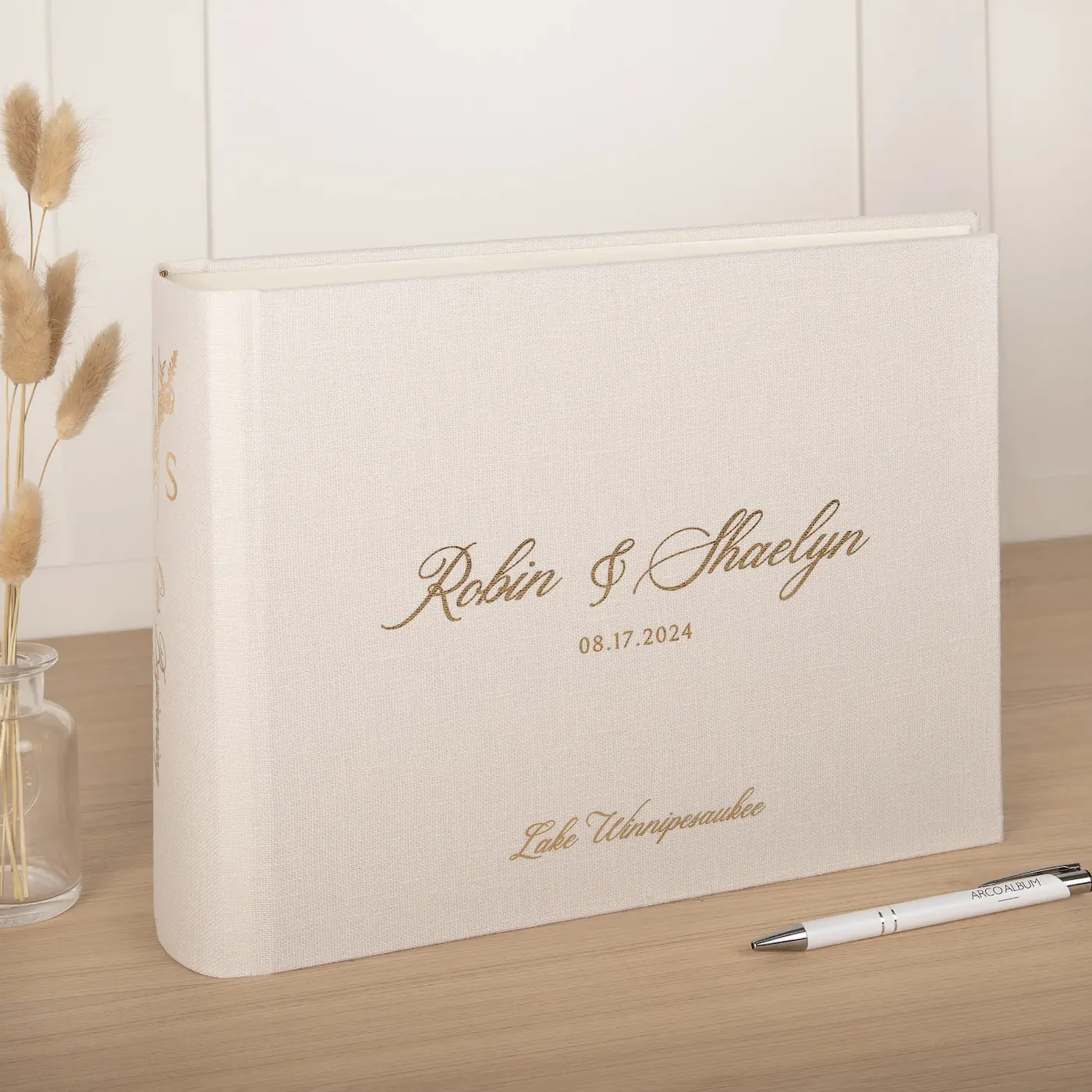 Linen Traditional Photo Album - Image 5