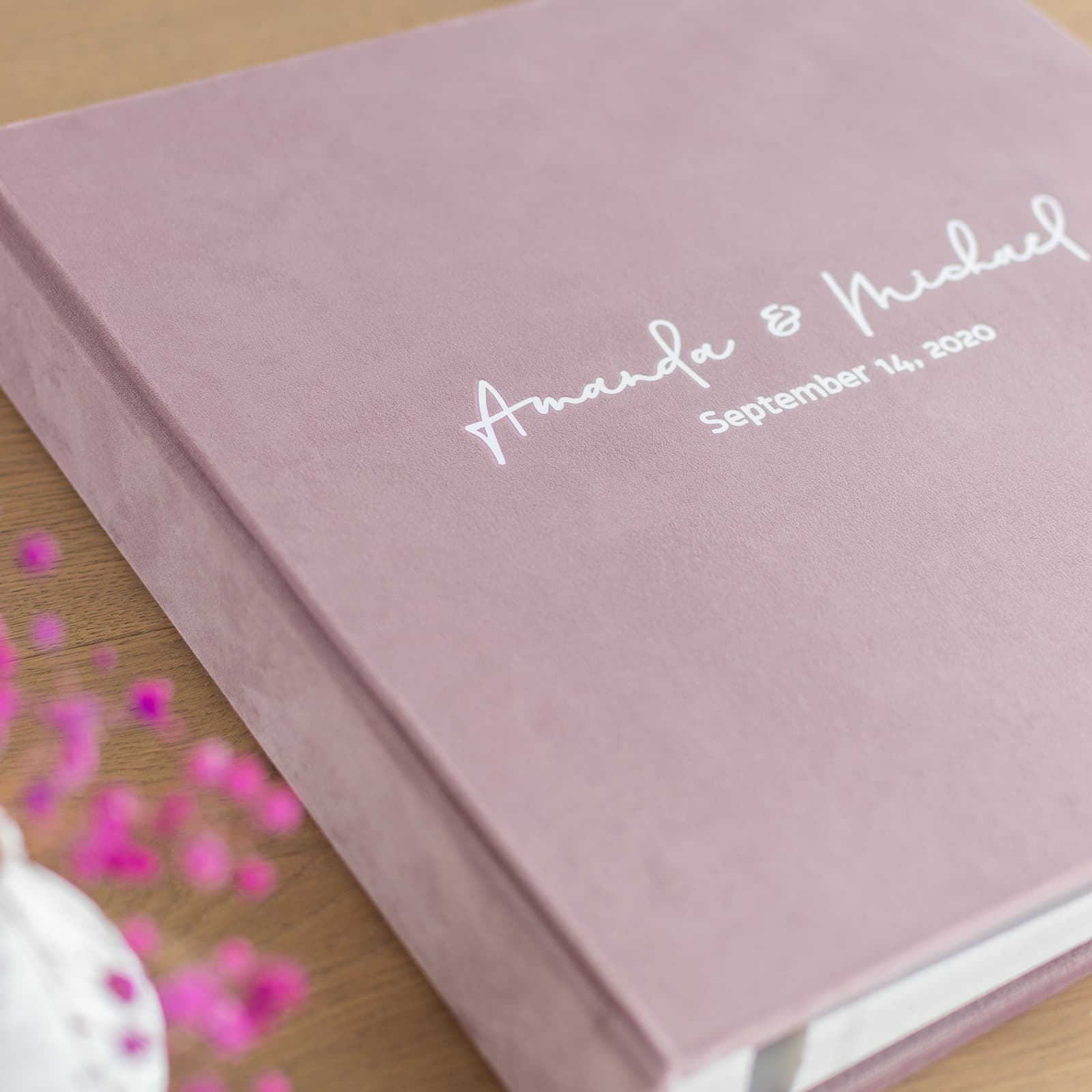 Velvet Self Adhesive Photo Album, Purple Lilac - Image 3