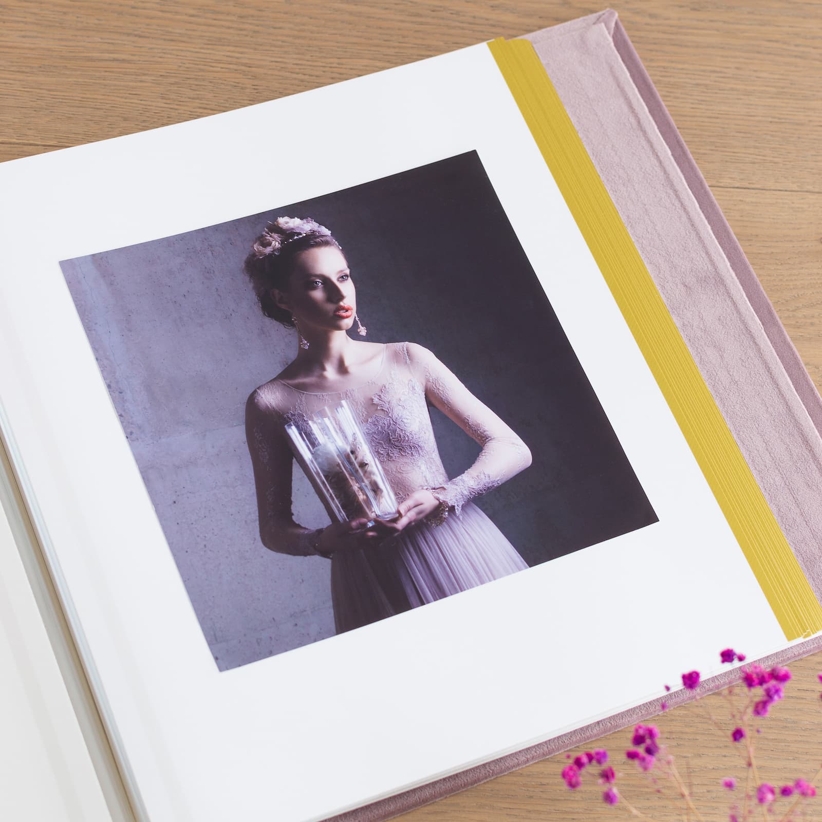 Velvet Self Adhesive Photo Album, Purple Lilac - Image 4