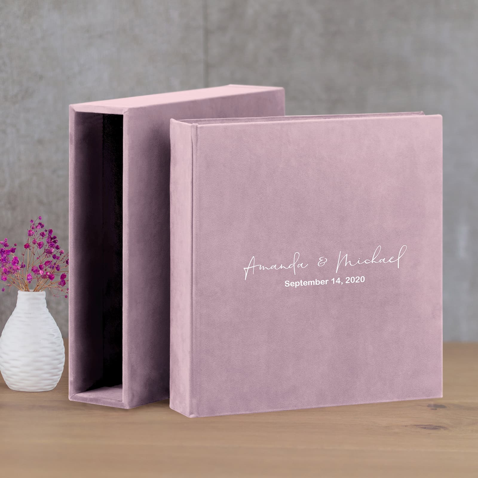 Velvet Self Adhesive Photo Album, Purple Lilac - Image 7