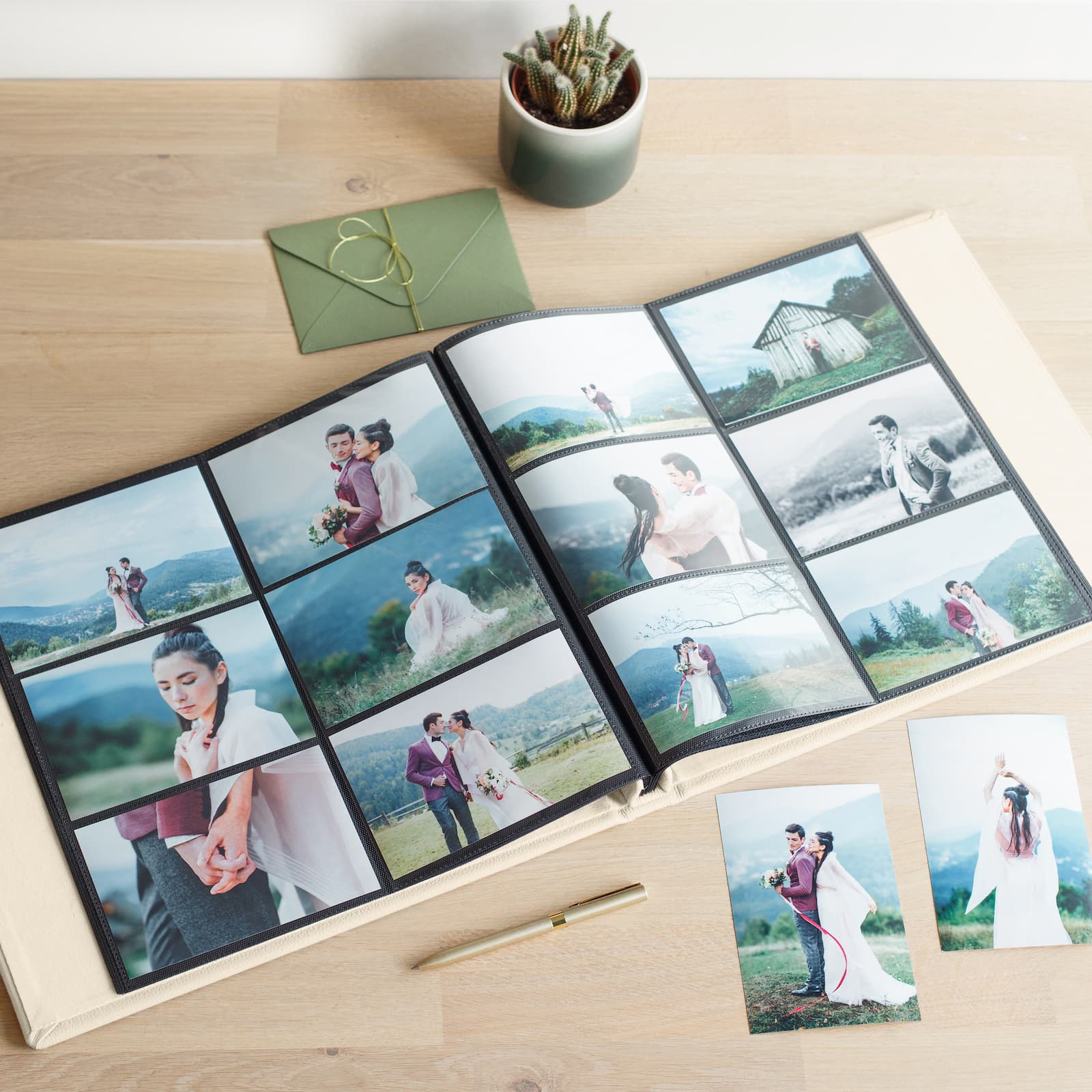 Leather Slip In Photo Album for 120-1200 4x6 Photos - Image 6