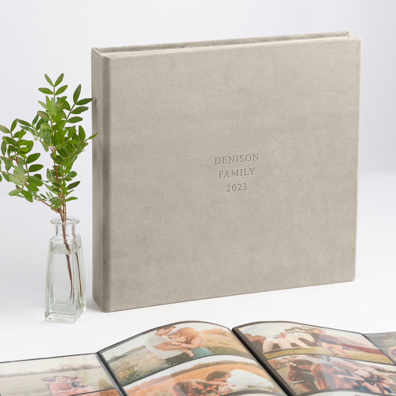 Suede Slip In Photo Album for 120-1200 4x6 Photos - Image 3