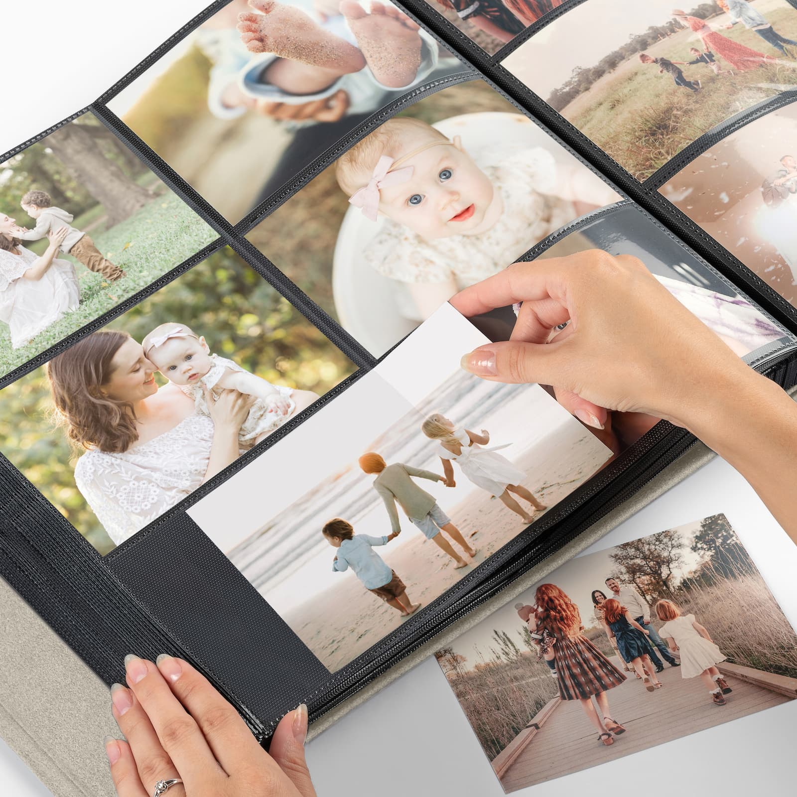 Suede Slip In Photo Album for 120-1200 4x6 Photos - Image 2