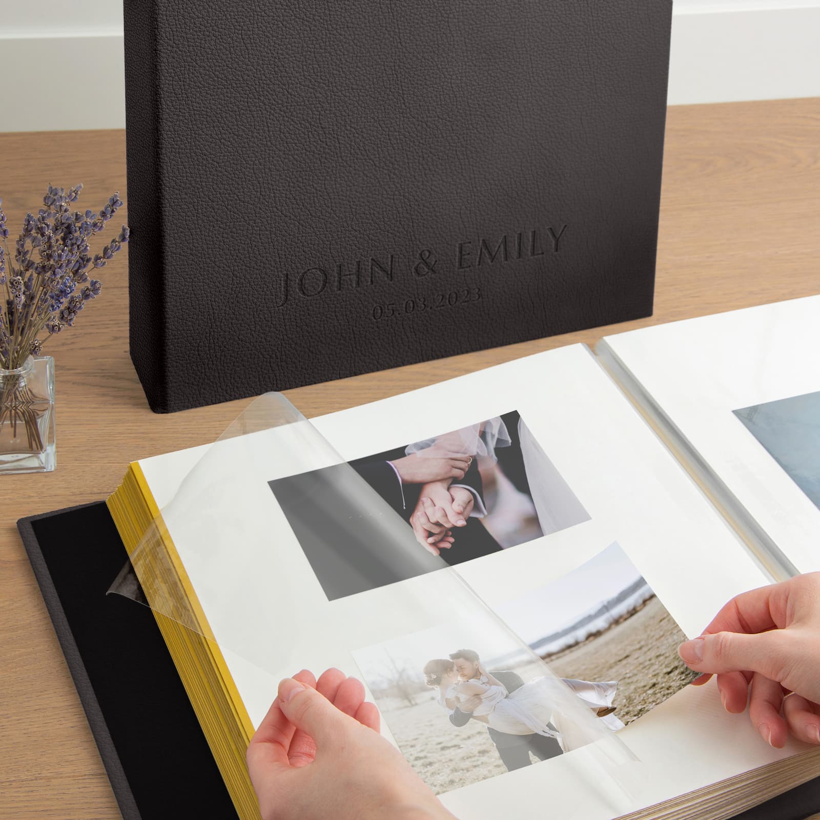Eco Leather Self Adhesive Photo Album - Image 3