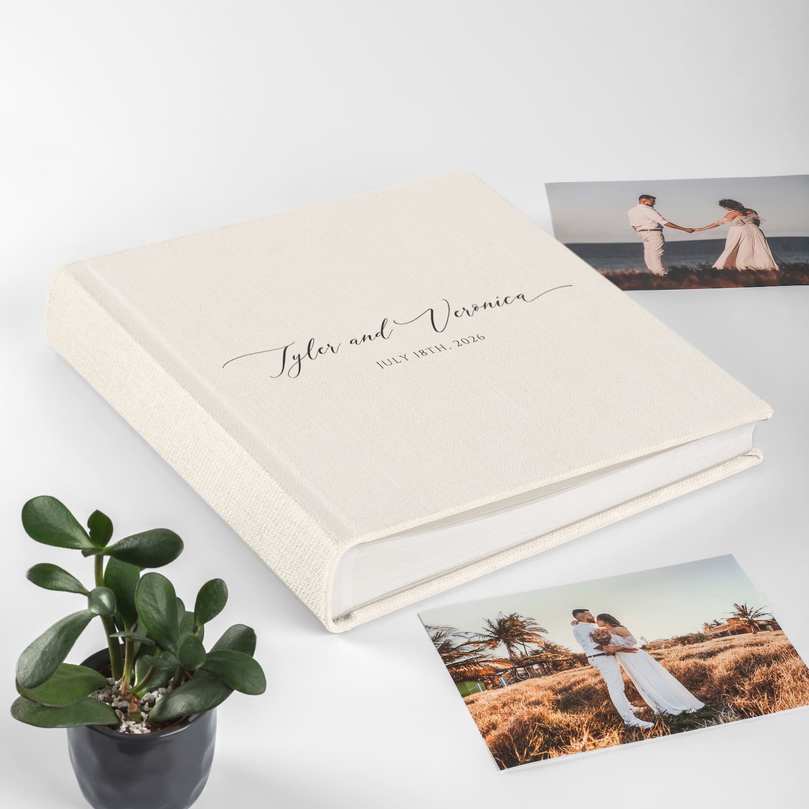 Linen Traditional Photo Album UV - Image 2