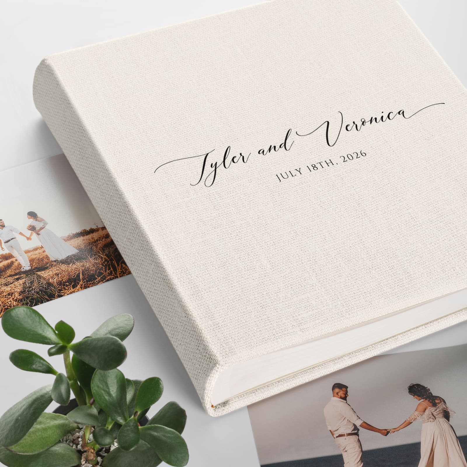 Linen Traditional Photo Album UV