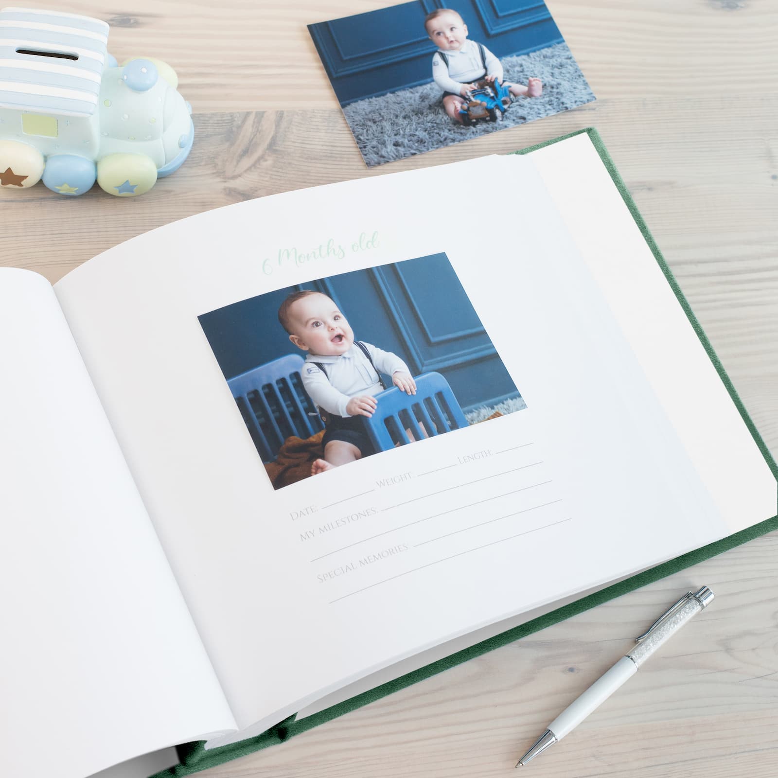 Suede Baby Photo Book - Image 3