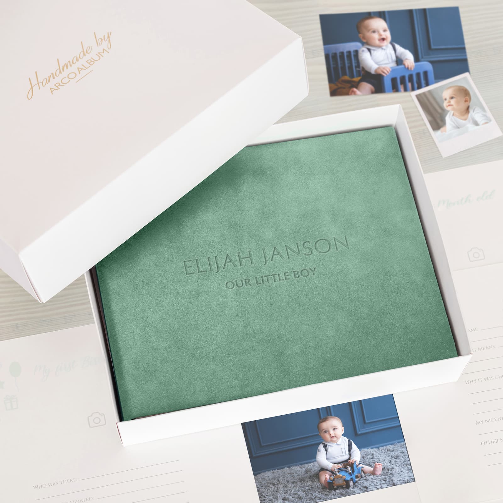 Suede Baby Photo Book - Image 4