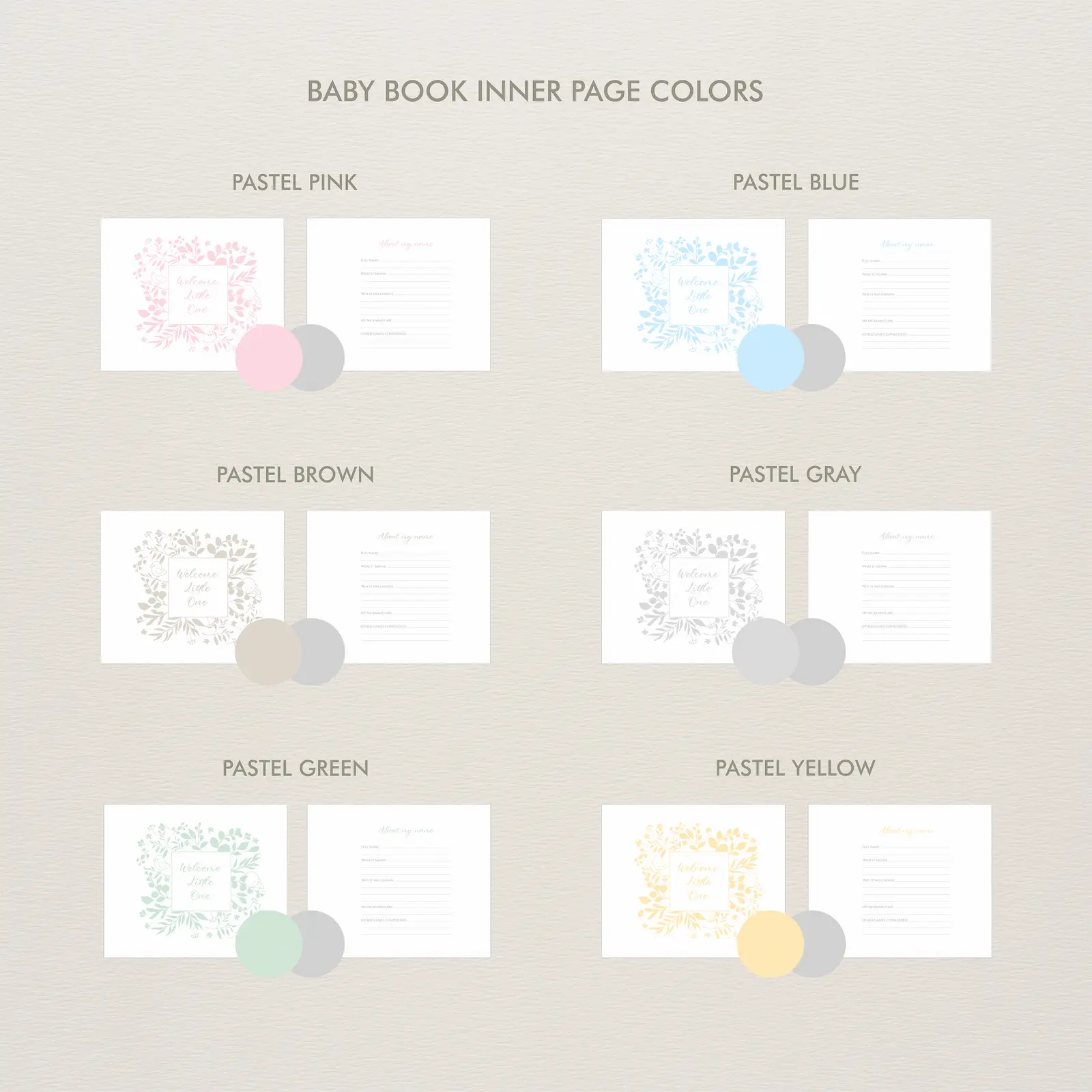 Eco Leather Baby Photo Book - Image 8