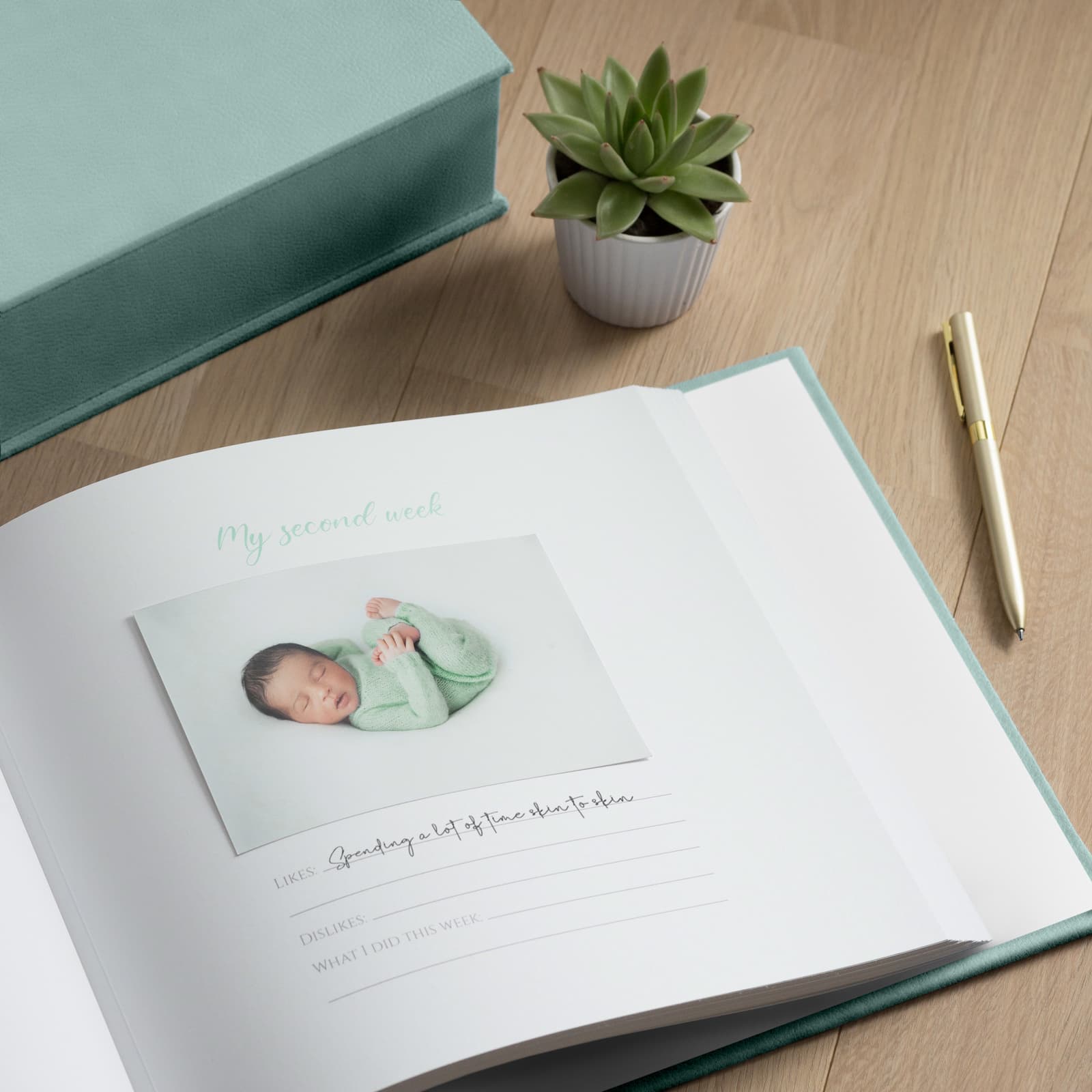 Eco Leather Baby Photo Book - Image 4