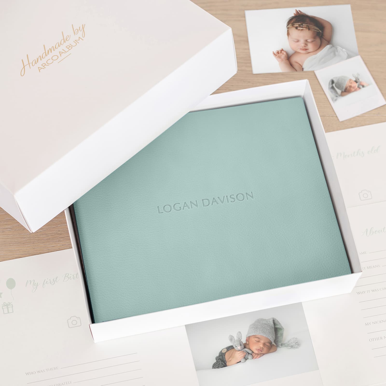 Eco Leather Baby Photo Book
