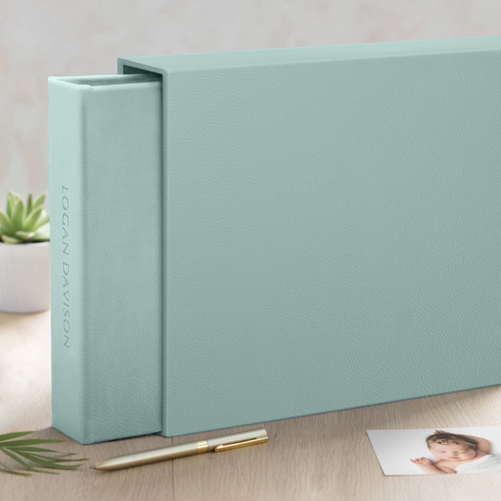 Eco Leather Baby Photo Book - Image 6