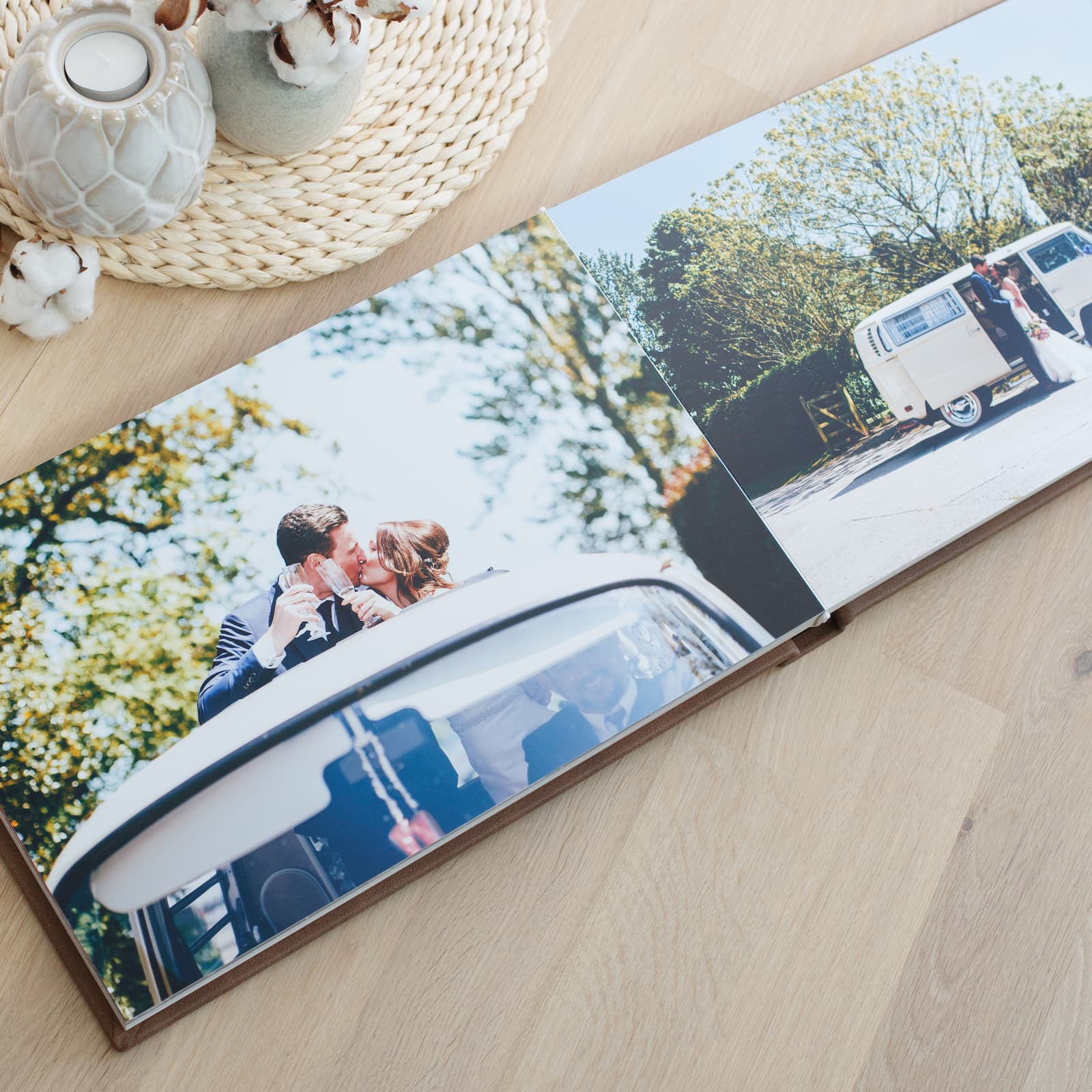 Leather Lay Flat Photo Album - Image 2