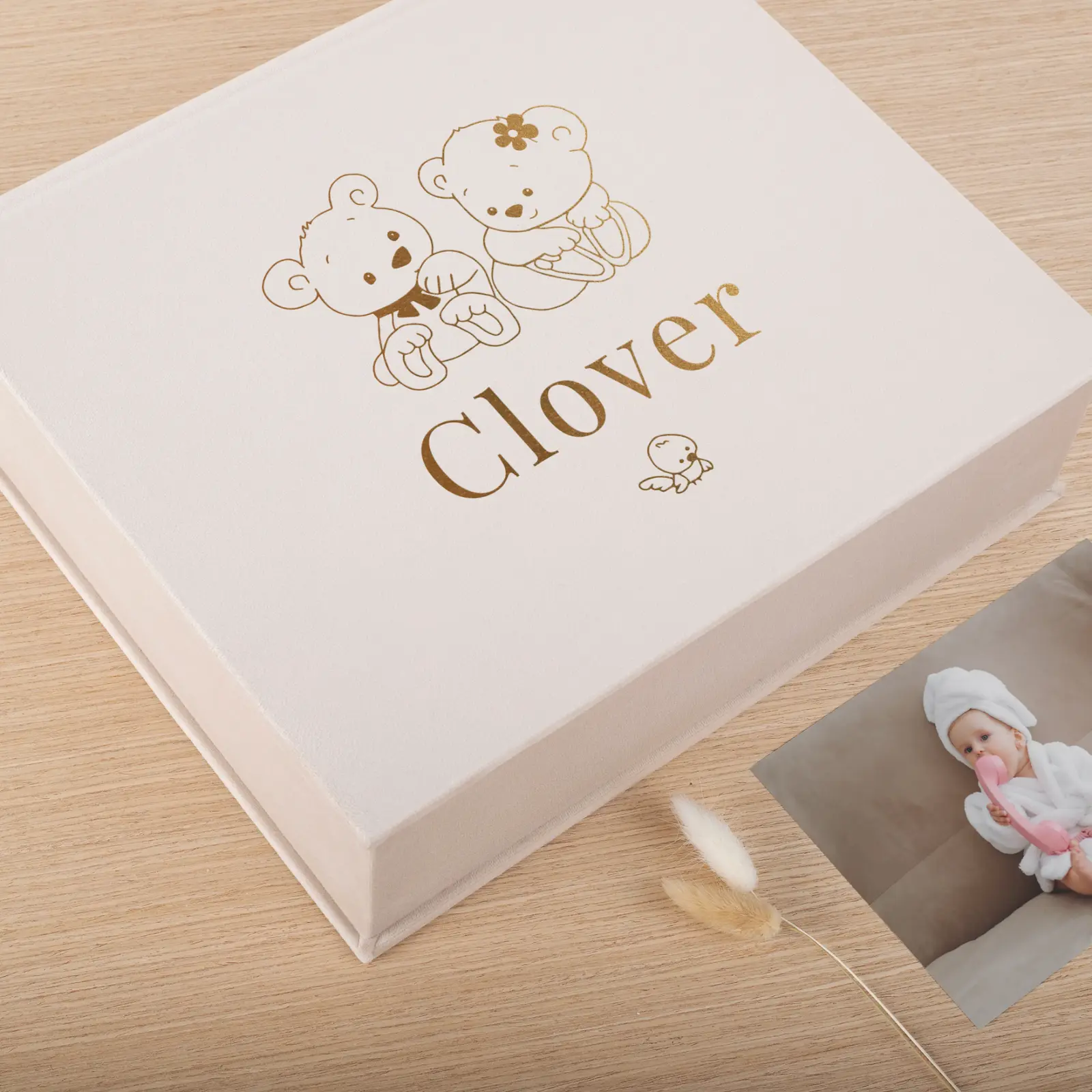 Velvet Baby Keepsake Box - Image 4