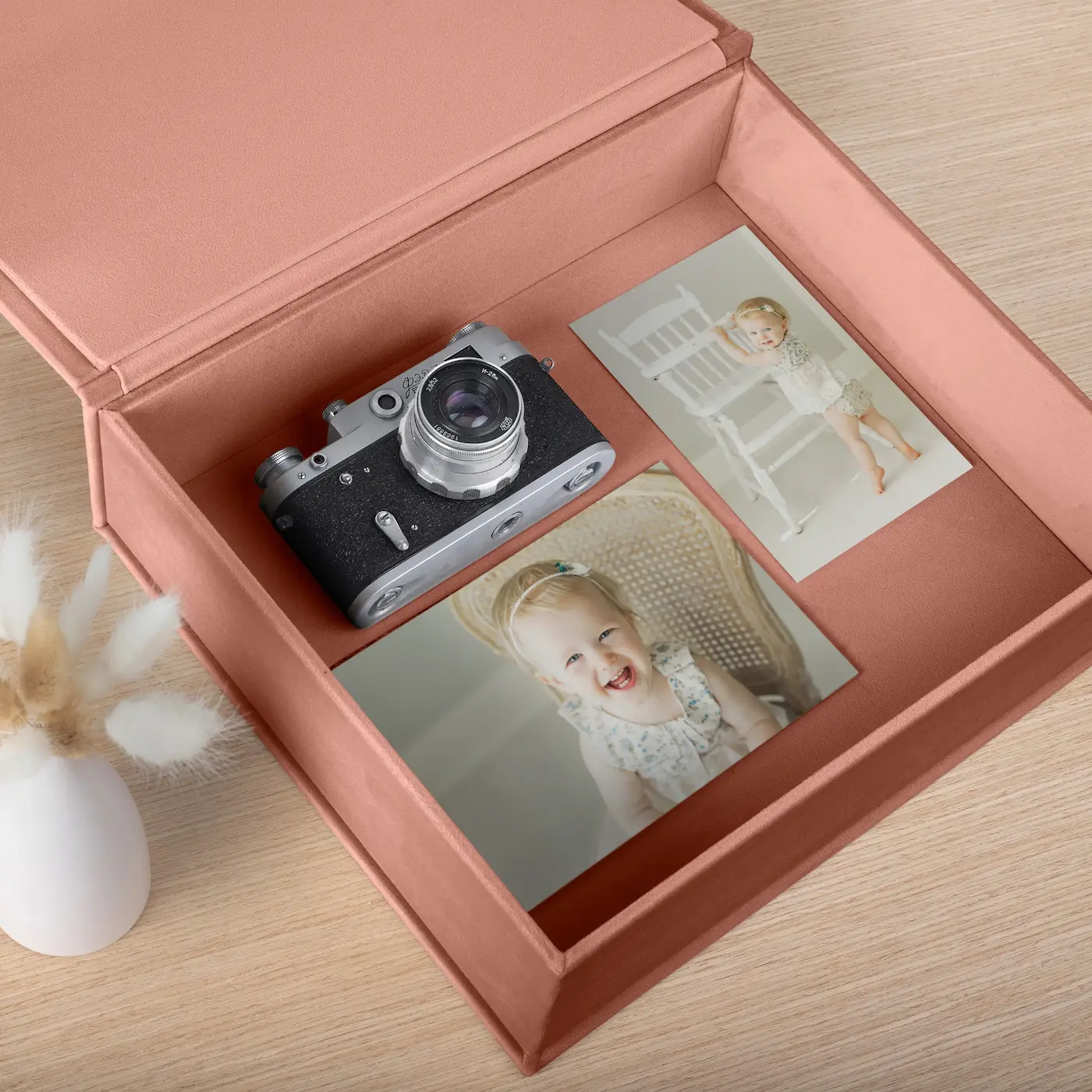 Velvet Baby Keepsake Box, Photo Window - Image 2