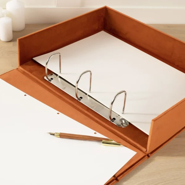 Velvet Ring Binder Box