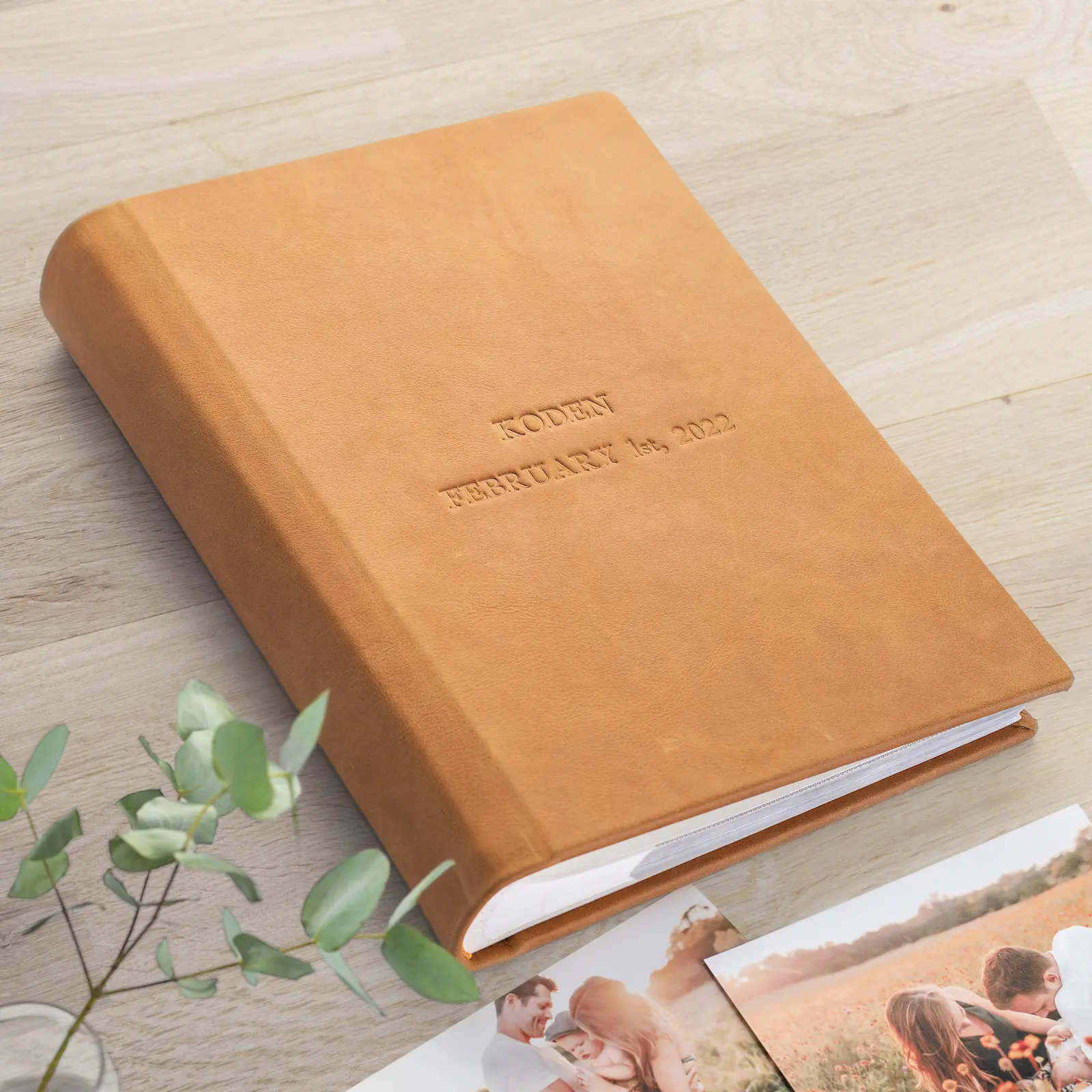 Leather Slip In Photo Album for 300 4x6 Photos