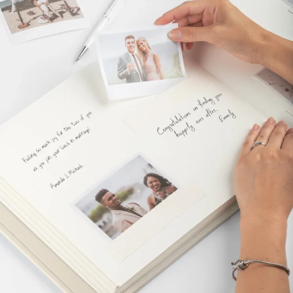 Eco Leather Wedding Guest Book