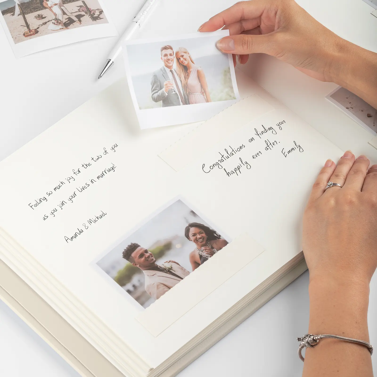 Eco Leather Wedding Guest Book