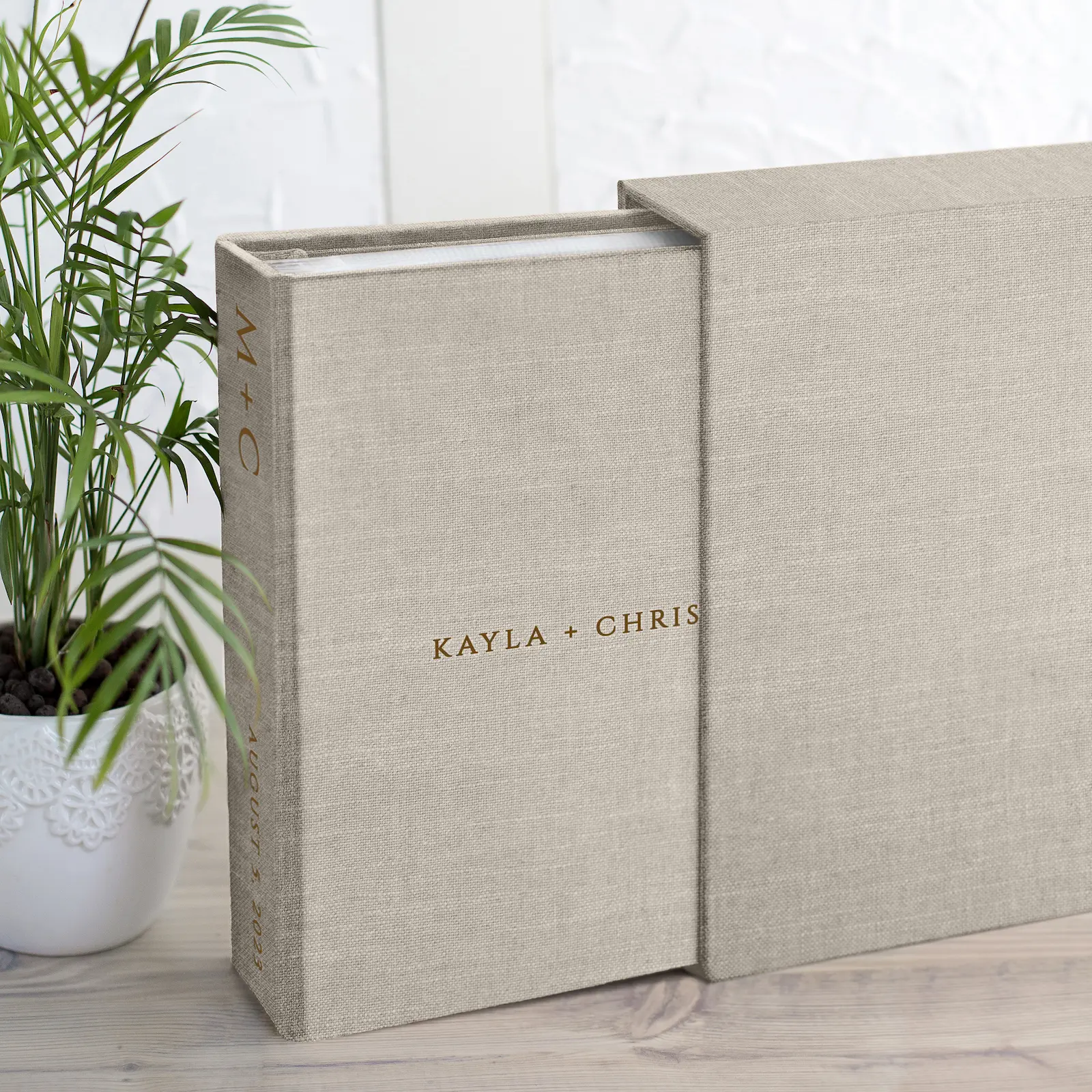 Linen Slip In Photo Album for 8x10 Photos - Image 7
