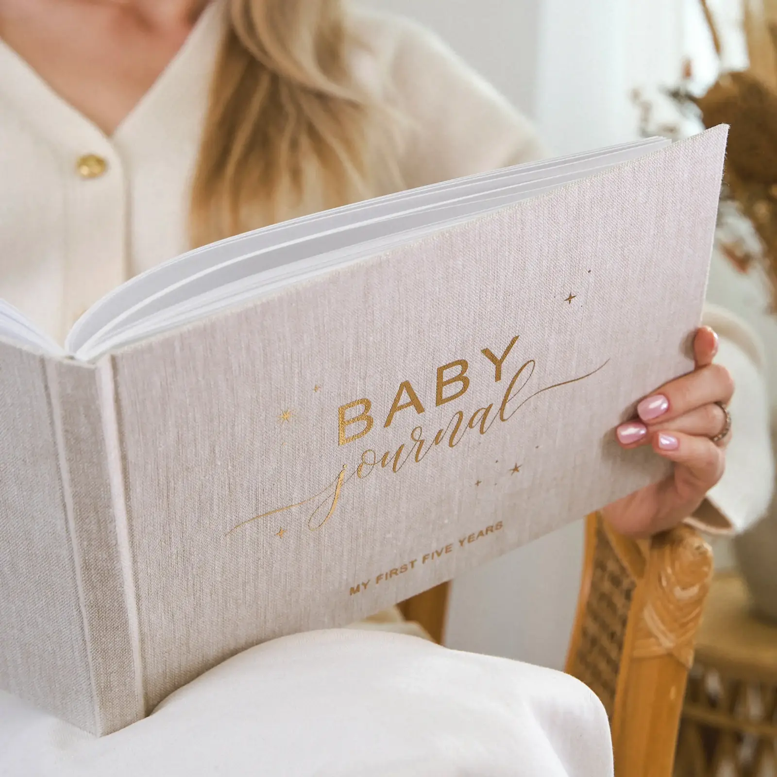 Linen Baby Journal