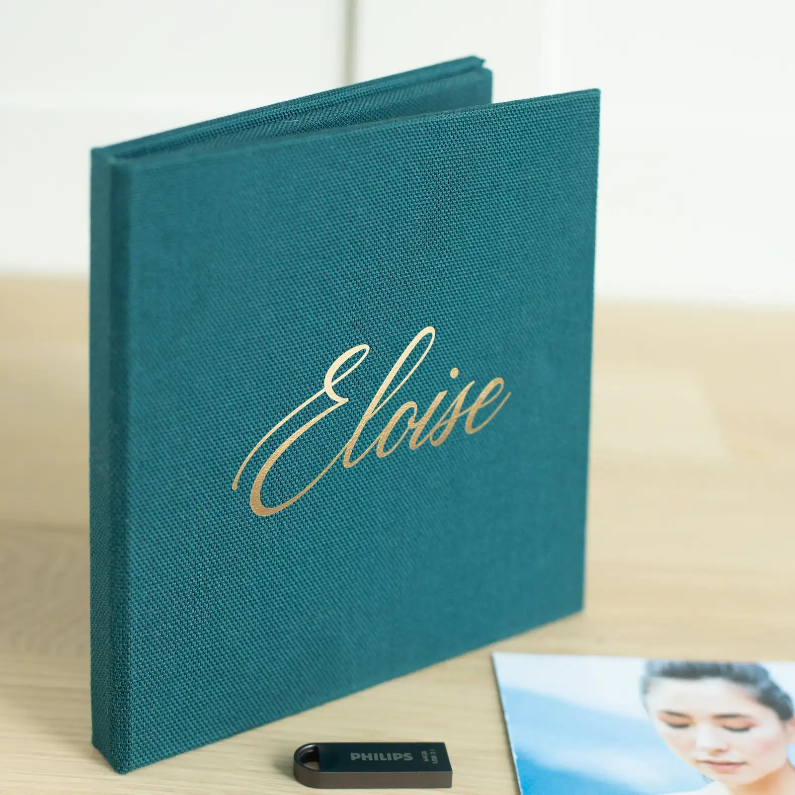 Linen USB Box