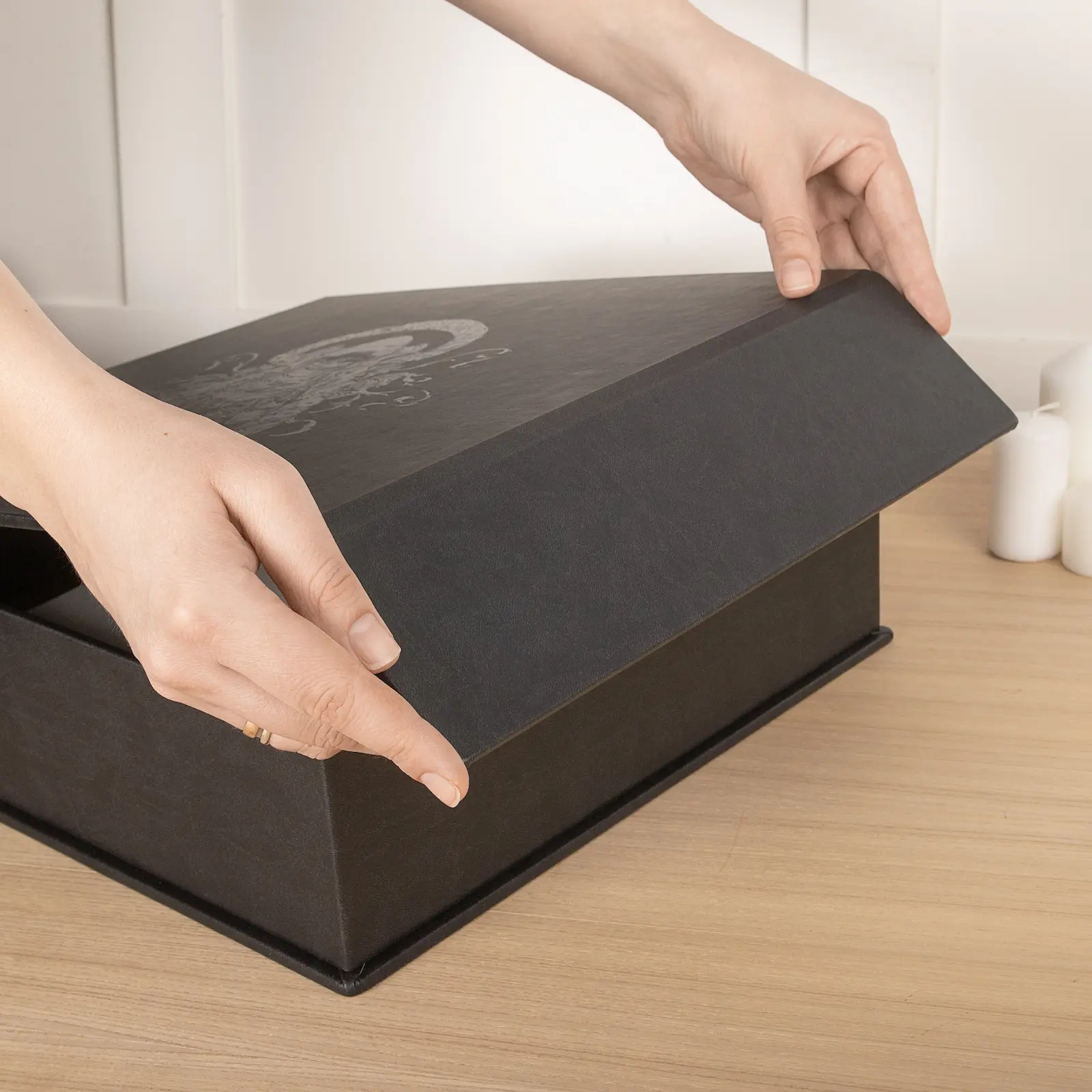 Eco Leather Ring Binder Box UV - Image 5