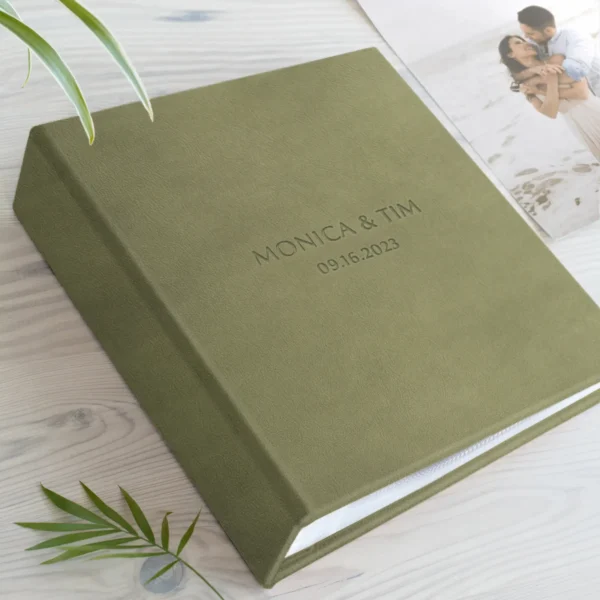 Leather Slip In Photo Album for 8x10 Photos