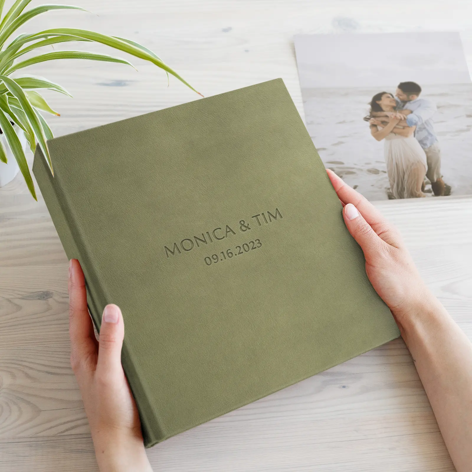 Leather Slip In Photo Album for 8x10 Photos - Image 2