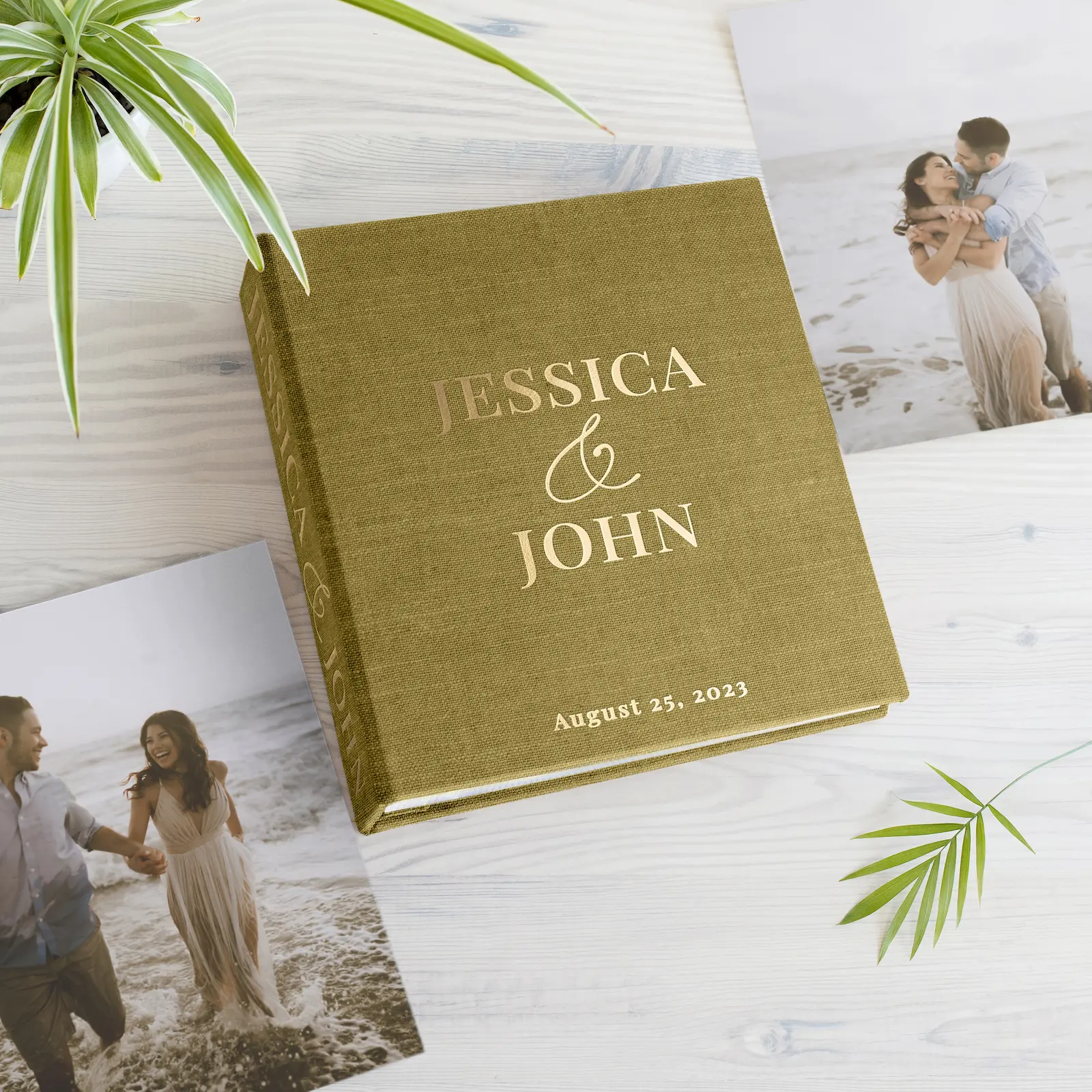 Linen Slip In Photo Album for 8x10 Photos - Image 6