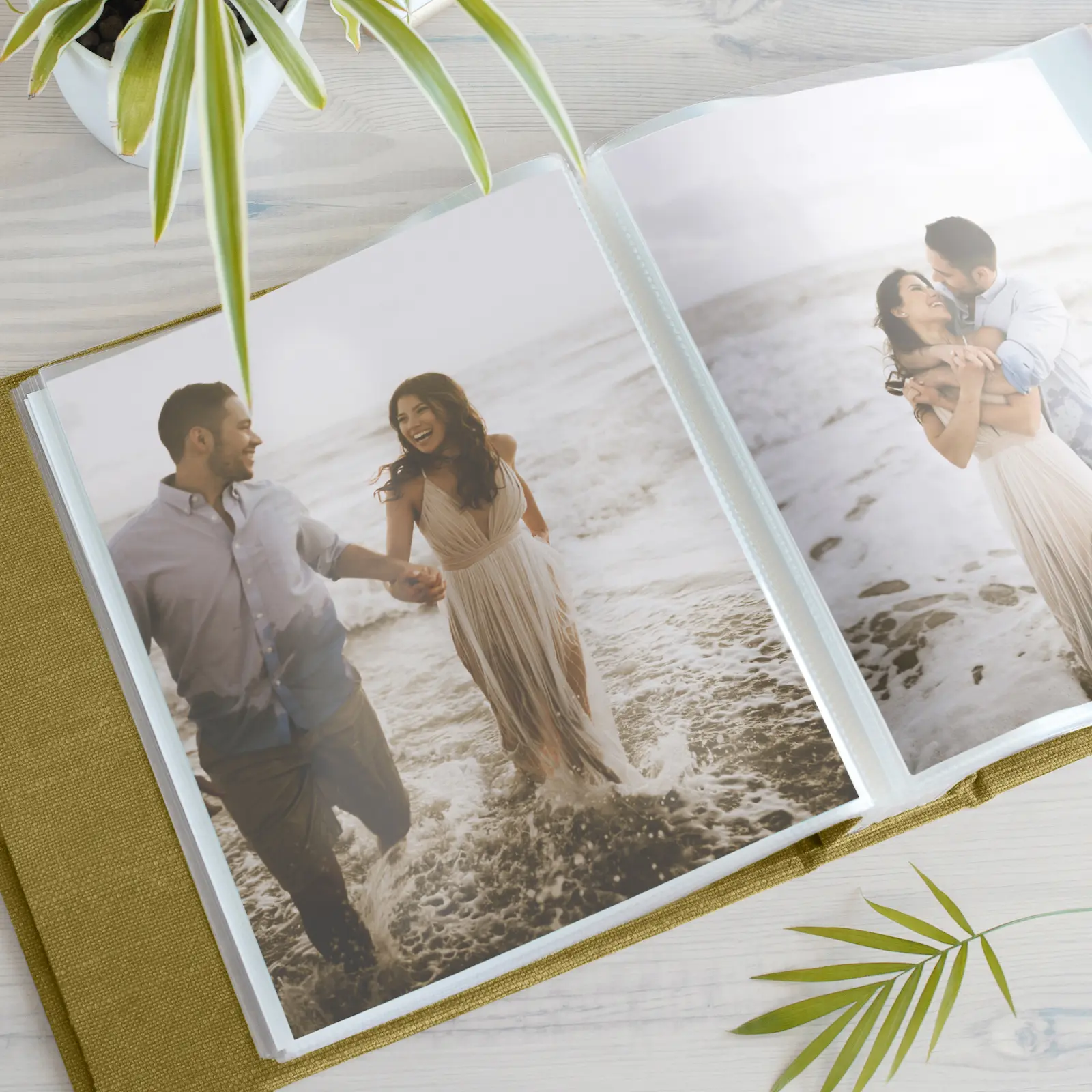 Linen Slip In Photo Album for 8x10 Photos - Image 5