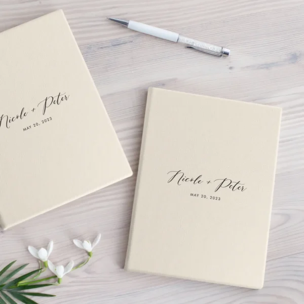 Eco Leather Vow Book UV