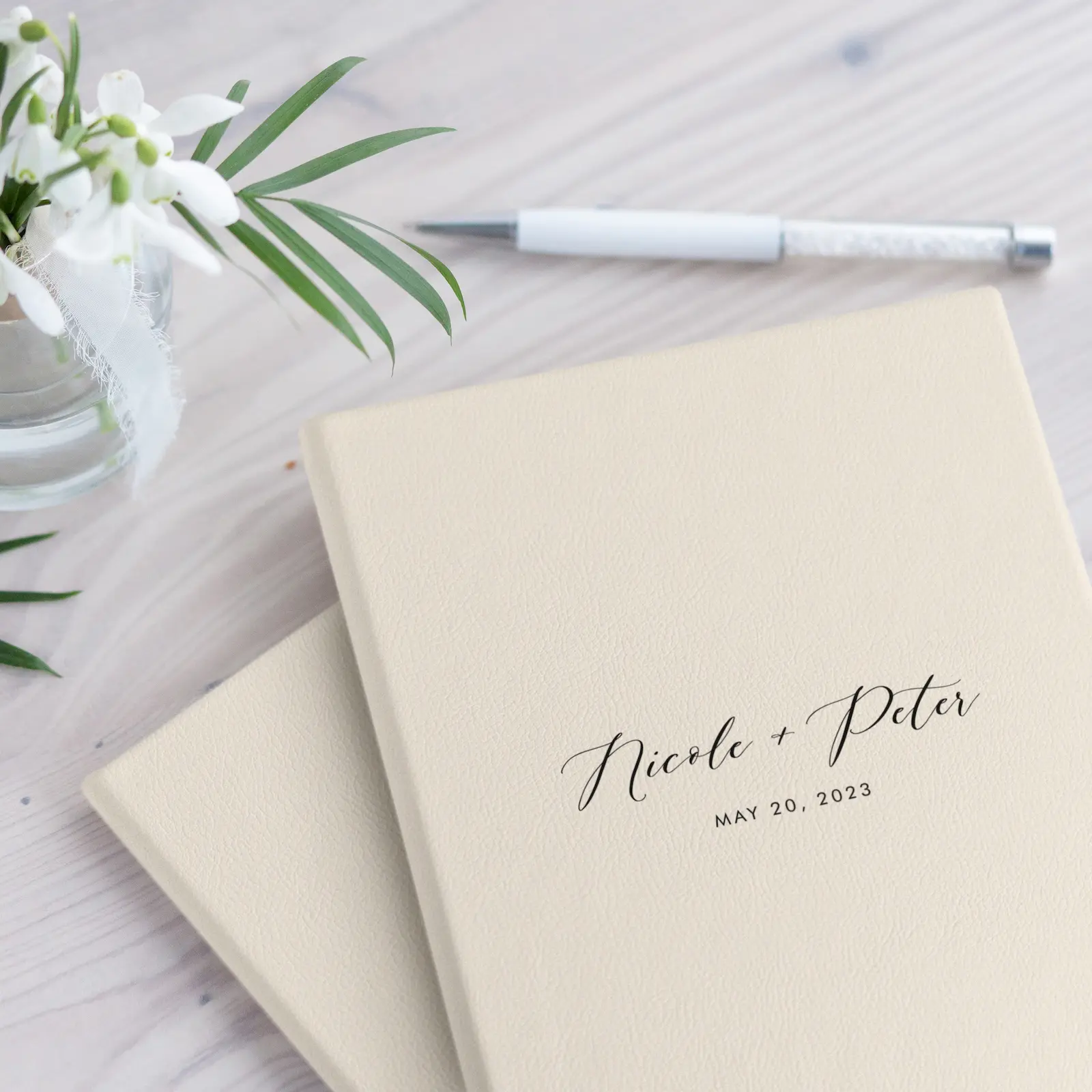 Leather Vow Book UV