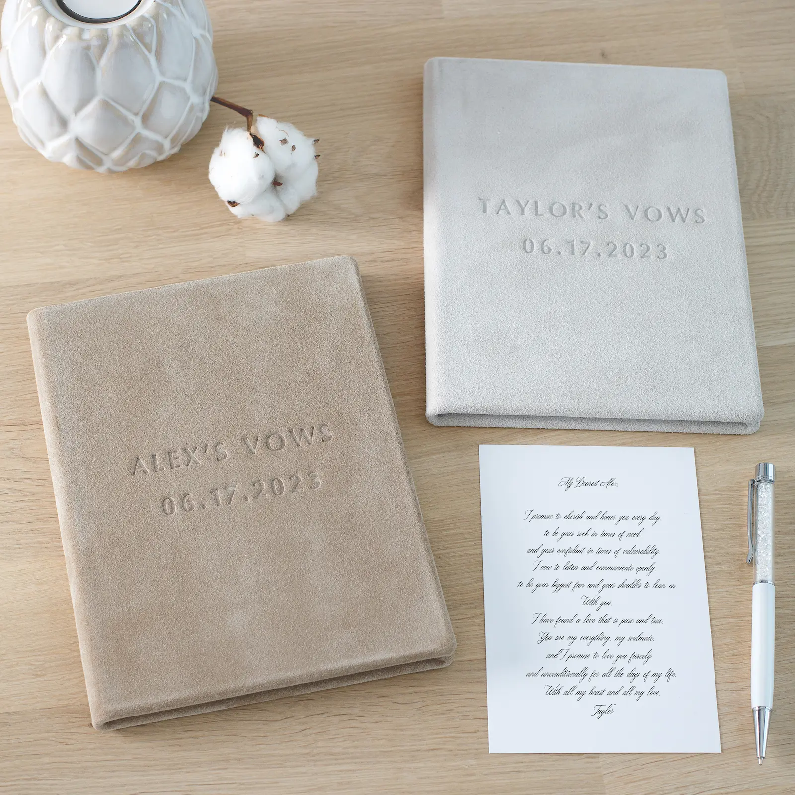 Suede Vow Book