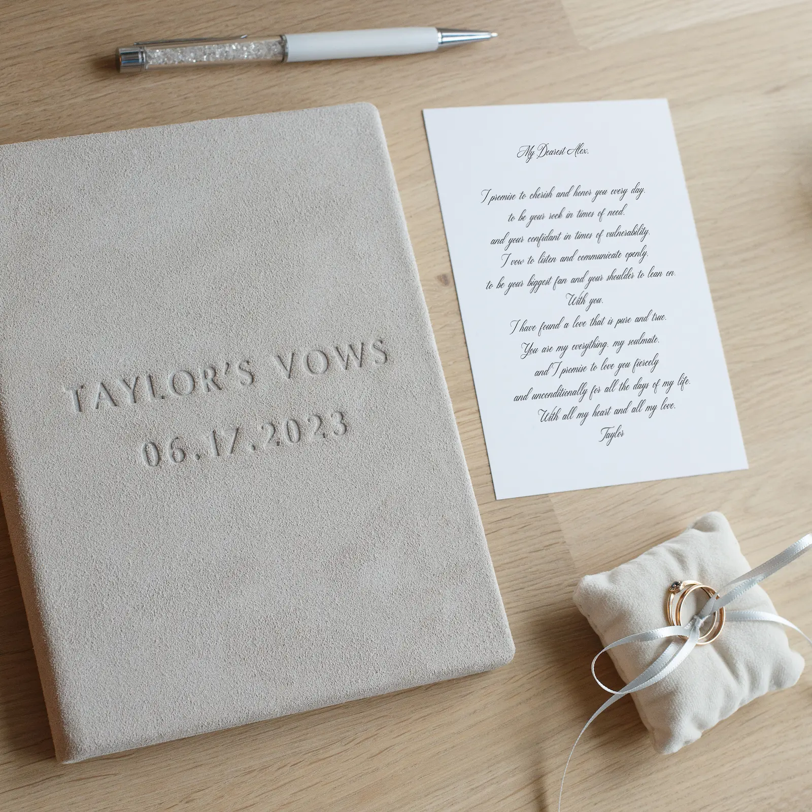 Suede Vow Book - Image 4