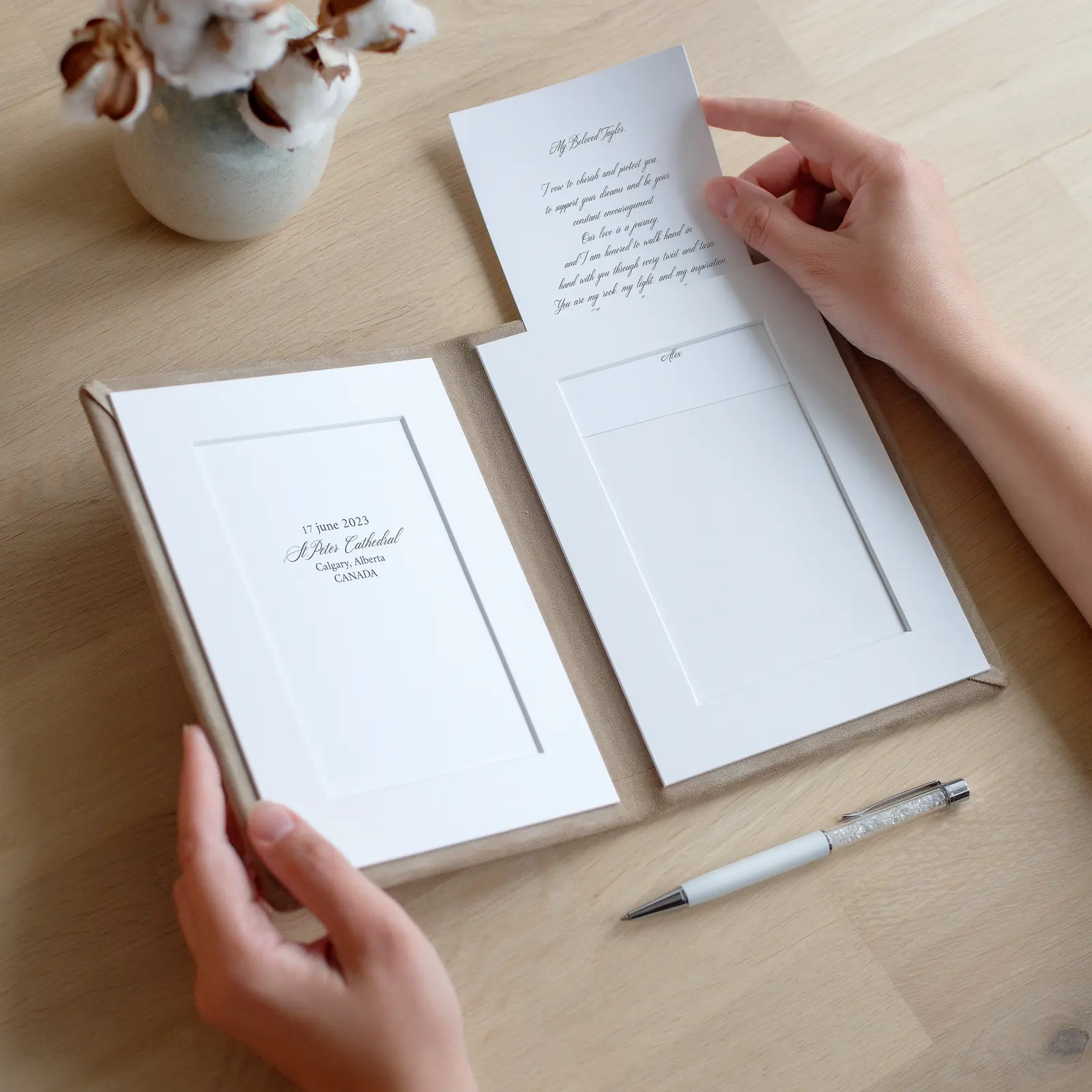 Suede Vow Book - Image 8