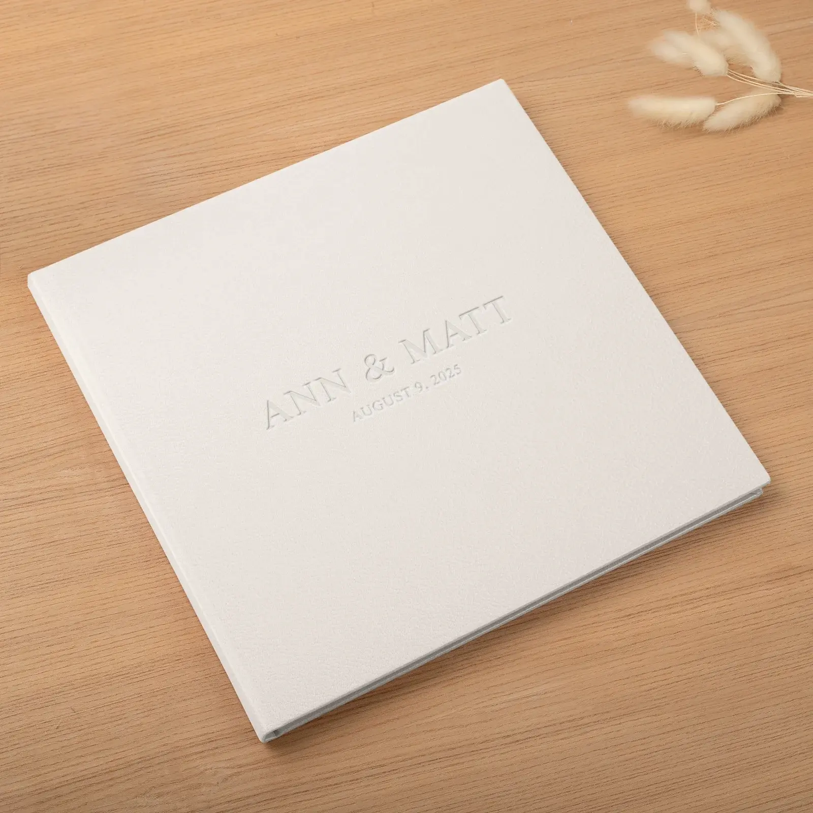 Eco Leather Hard Cover Wedding Photo Book