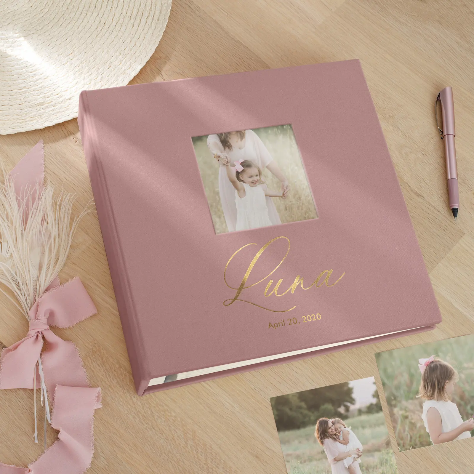 Velvet Baby Self Adhesive Photo Album Photo Window - Image 4