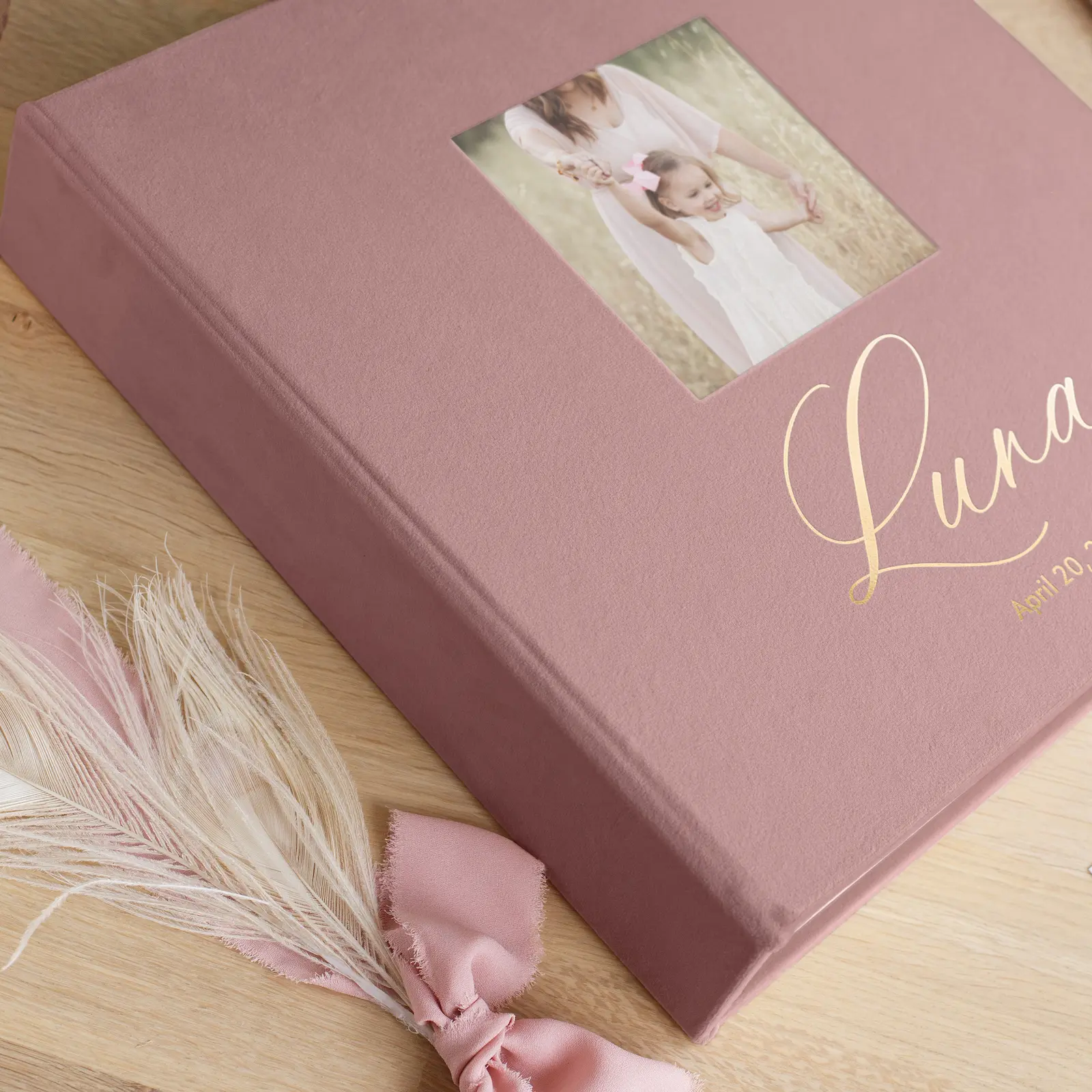 Velvet Baby Self Adhesive Photo Album Photo Window - Image 2