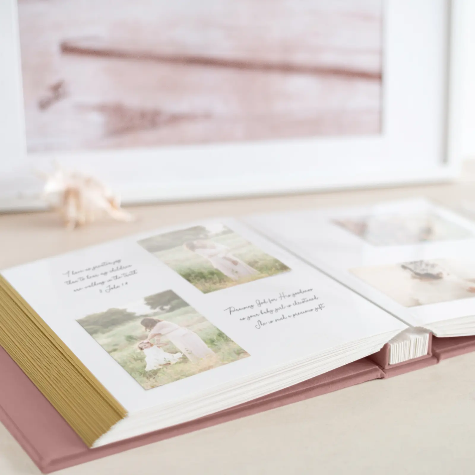 Velvet Baby Self Adhesive Photo Album Photo Window - Image 5