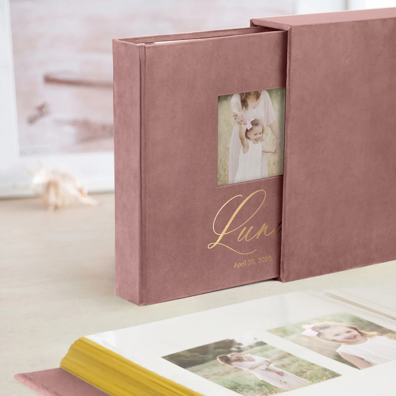 Velvet Baby Self Adhesive Photo Album Photo Window - Image 7