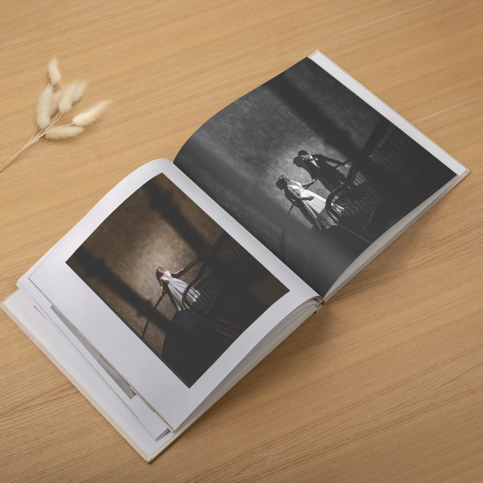 Velvet Hard Cover Wedding Photo Book - Image 3