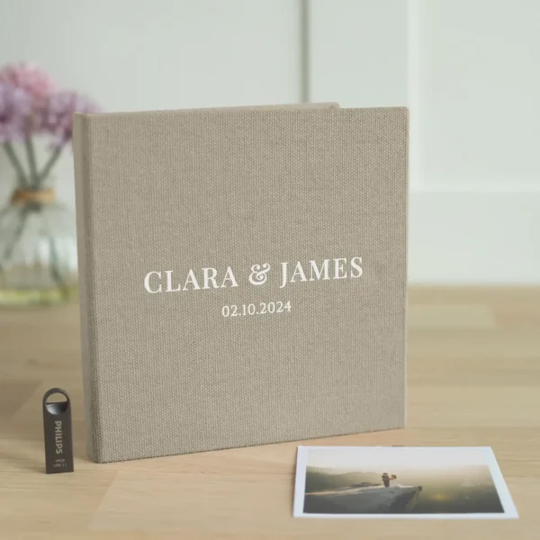 Linen USB Box