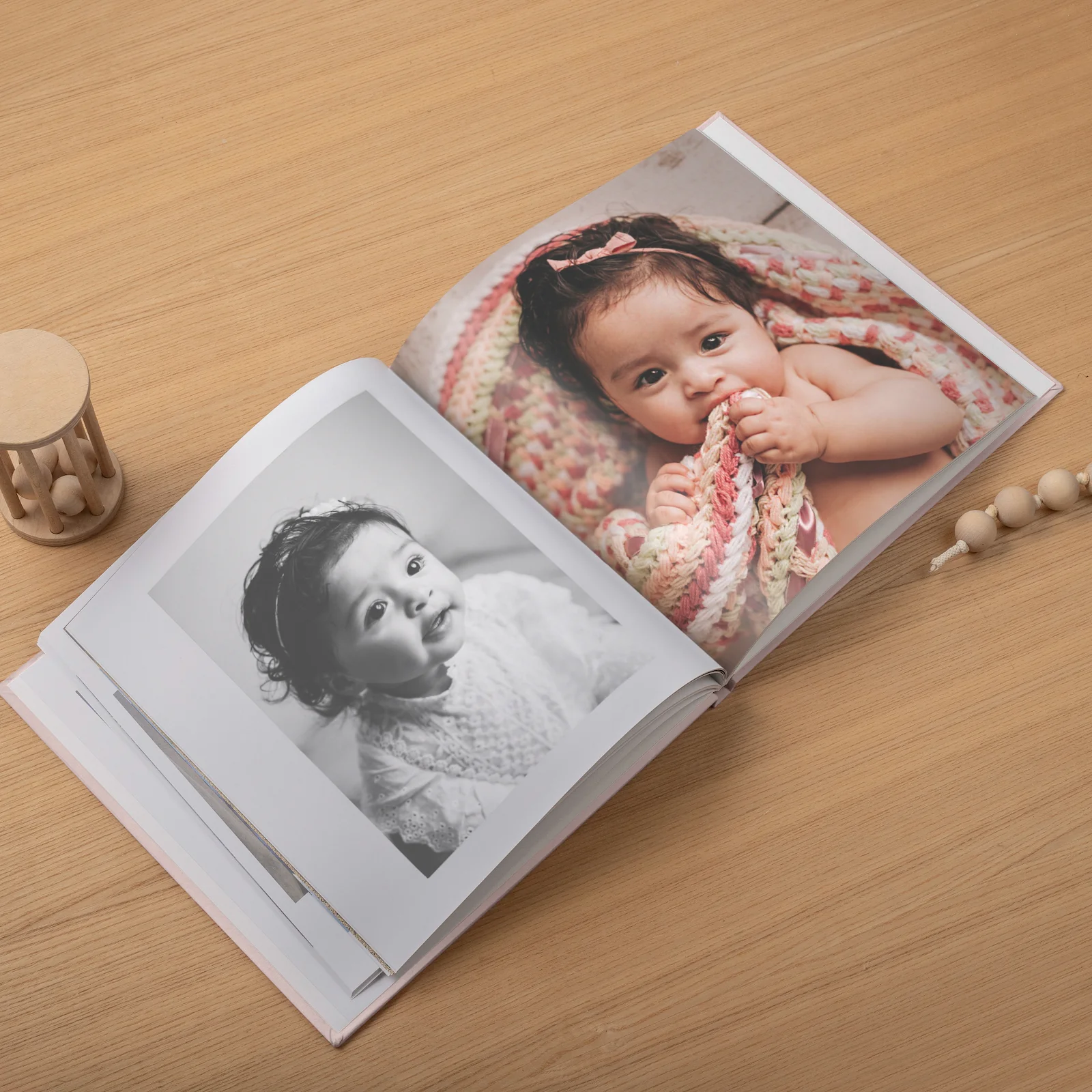 Velvet Hard Cover Baby Photo Book - Image 7