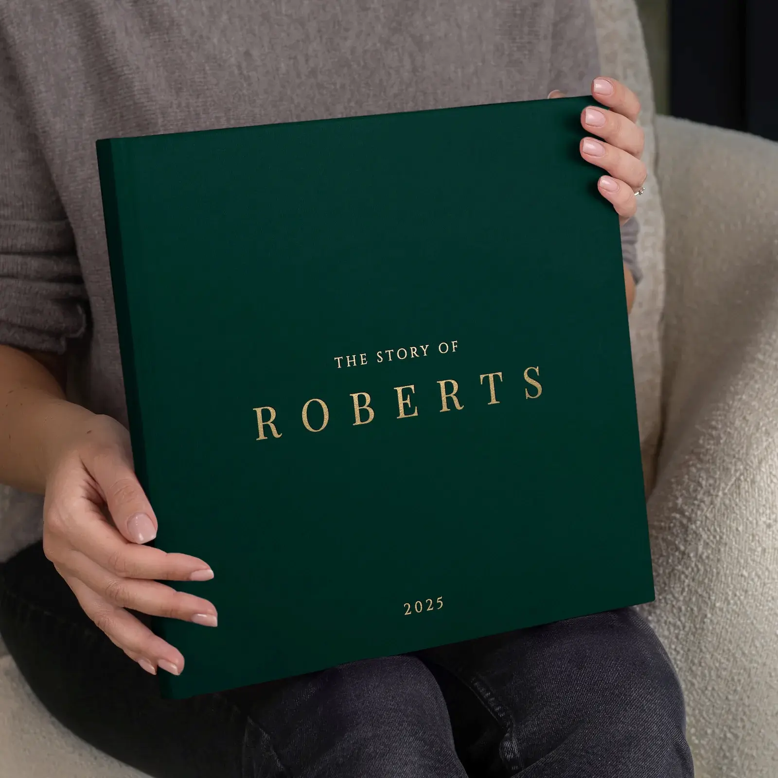 Velvet Hard Cover Family Photo Book