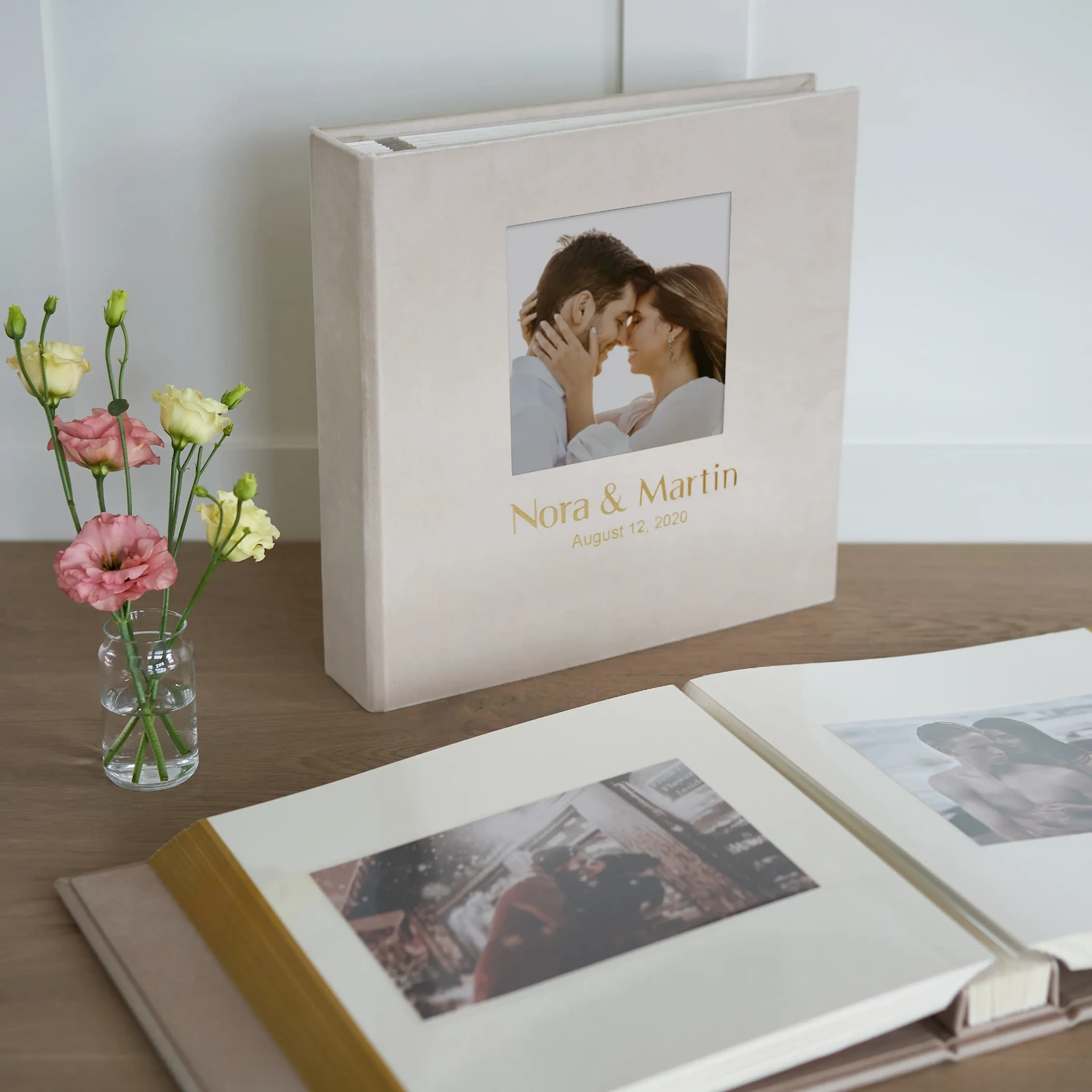 Velvet Self Adhesive Photo Album, Photo Window